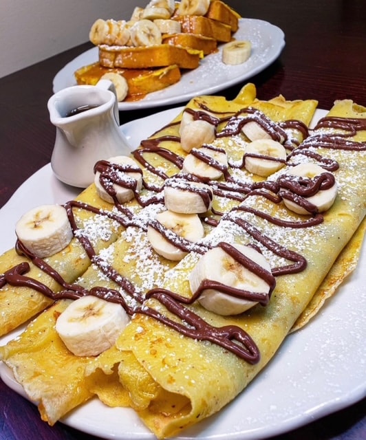 Banana Nutella Crepes