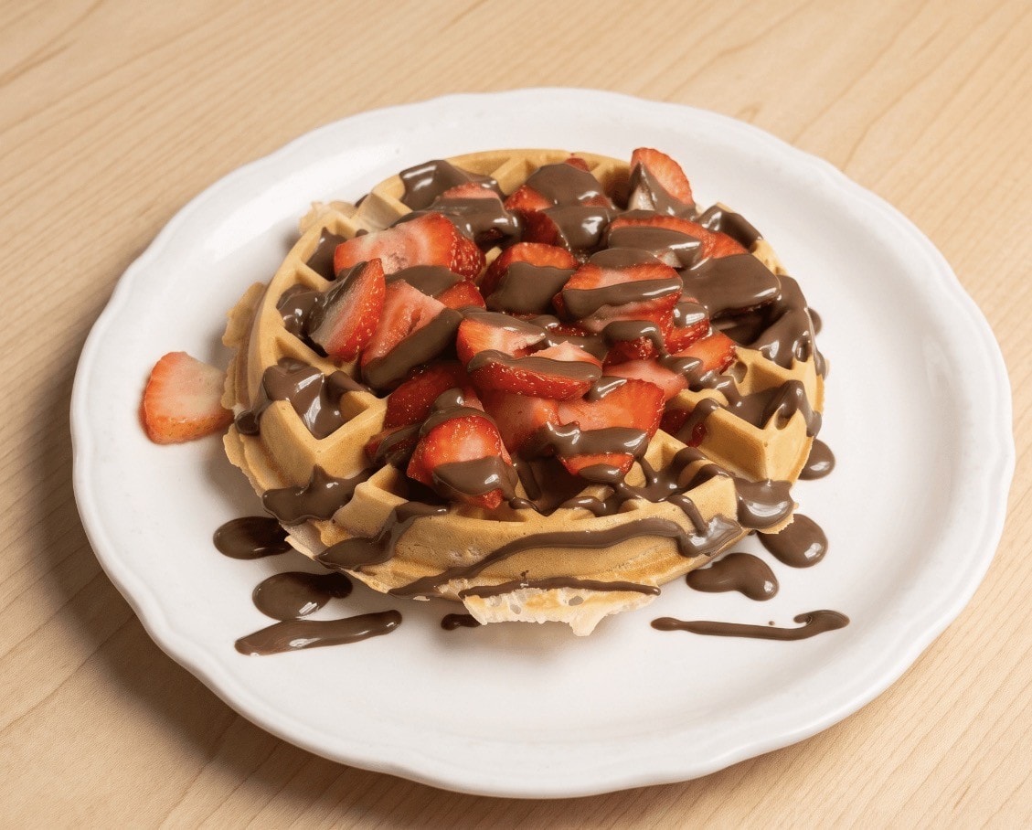Strawberry Chocolate Waffle