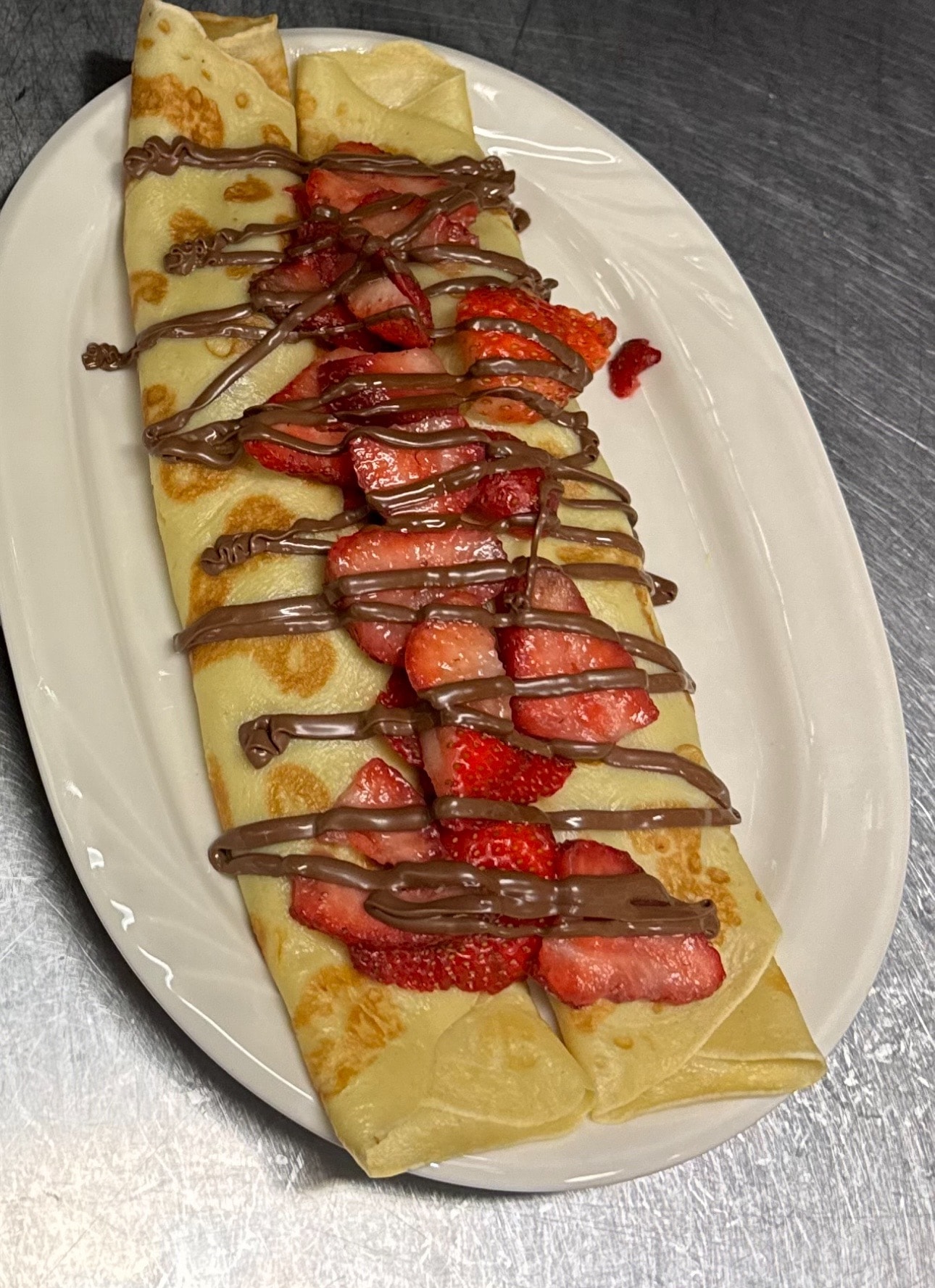 Strawberry Nutella Crepes