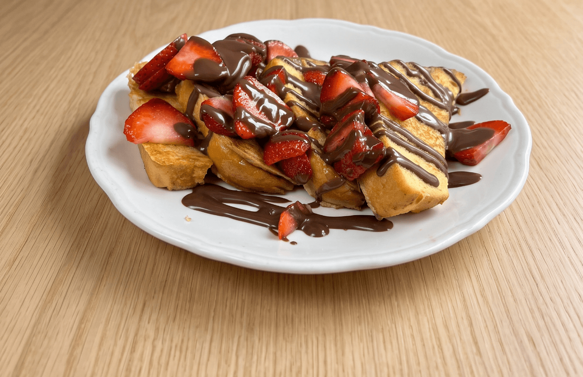 Strawberry chocolate French Toast