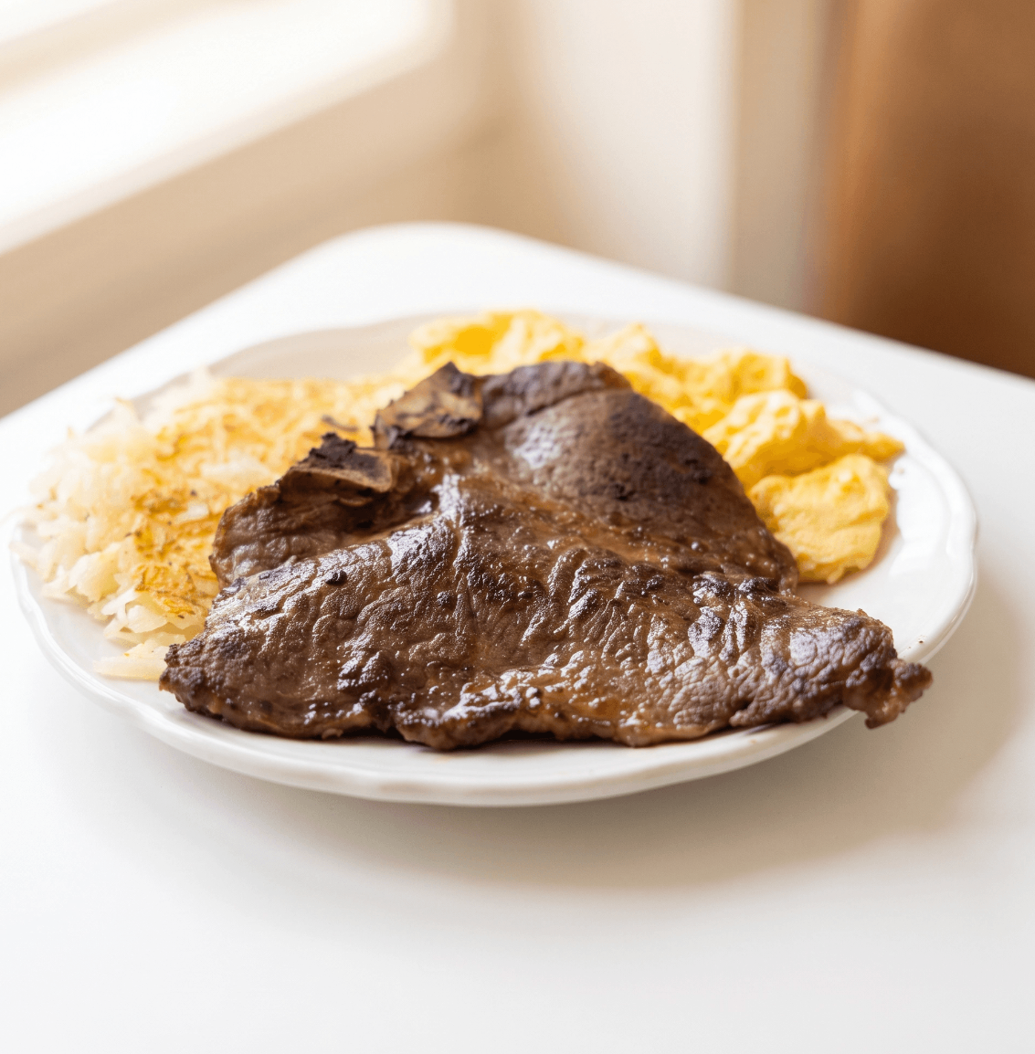 T-Bone Steak & Eggs
